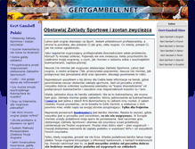 Tablet Screenshot of polski.gertgambell.net